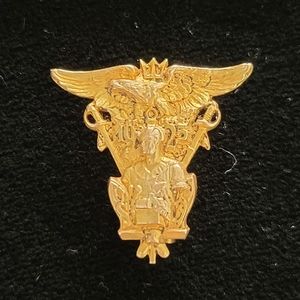 Authentic 14kt gold vintag US Navy pin from 1925.